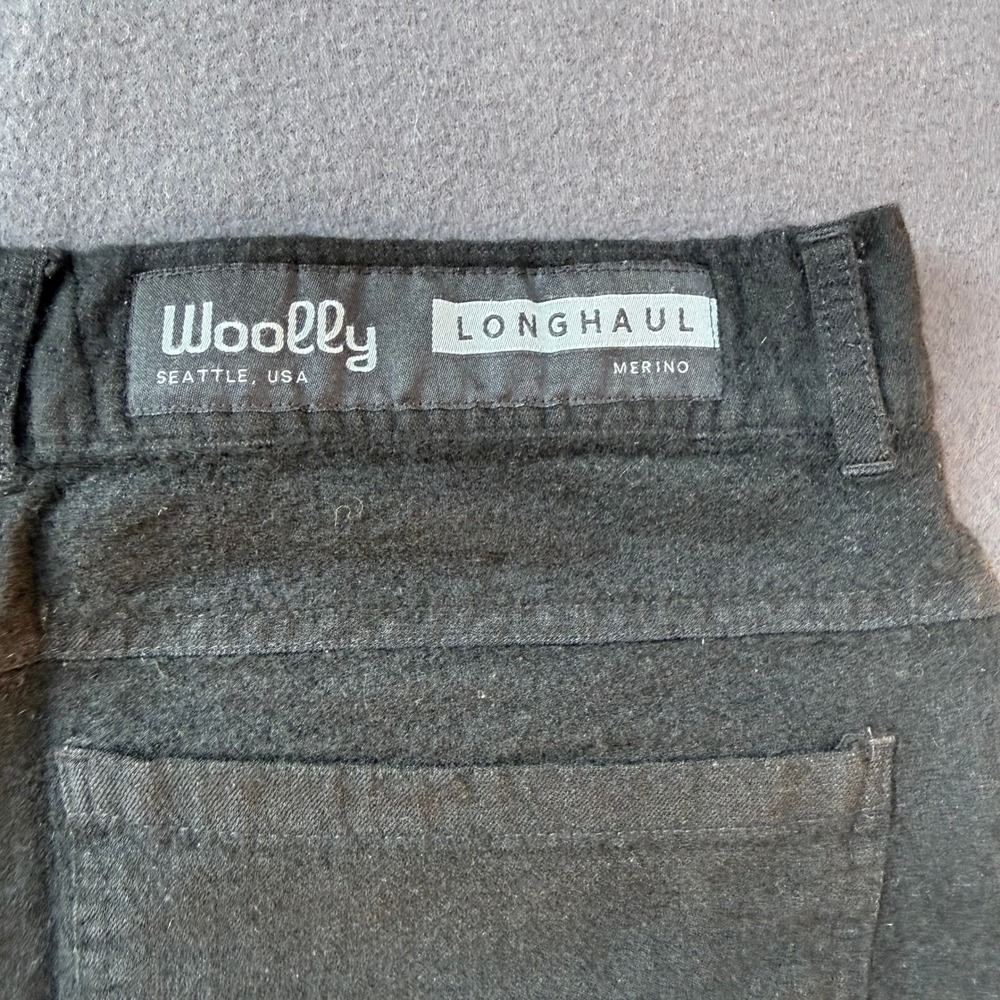 Woolly Clothing Co Longhaul Merino
Wool Shorts Mens 36 Black - Picture 8 of 8